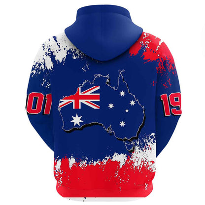 Clothing Australia Founded Brush Style Hoodie
