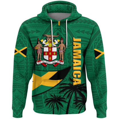 Clothing Jamaica Polynesian Style Hoodie