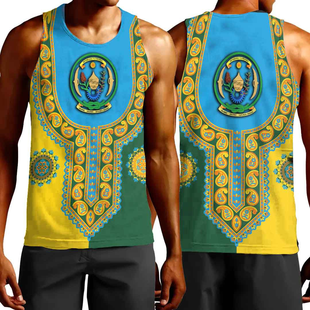 Clothing Rwanda Dashiki Tank Top