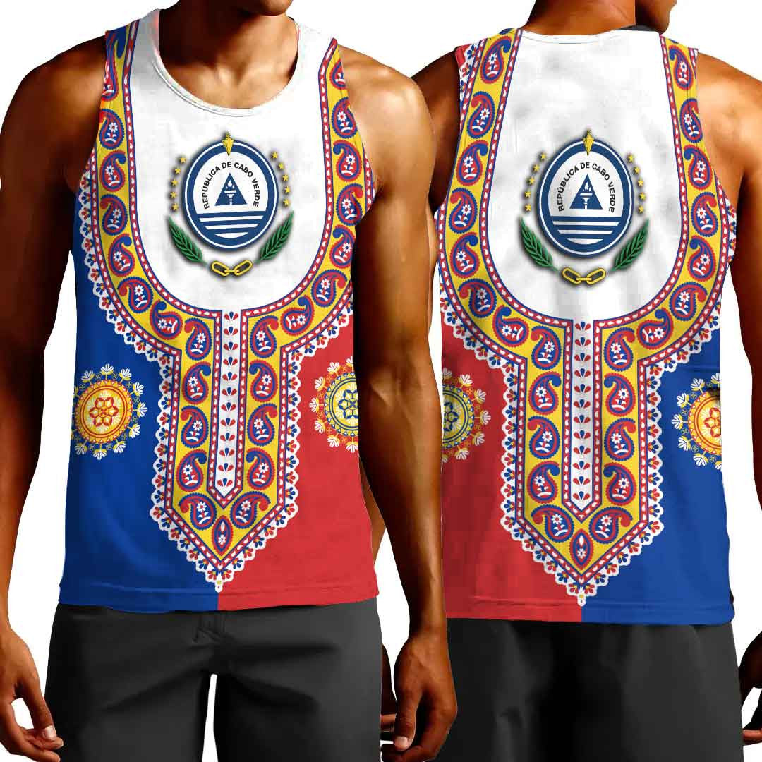 Clothing Cape Verde Dashiki Tank Top