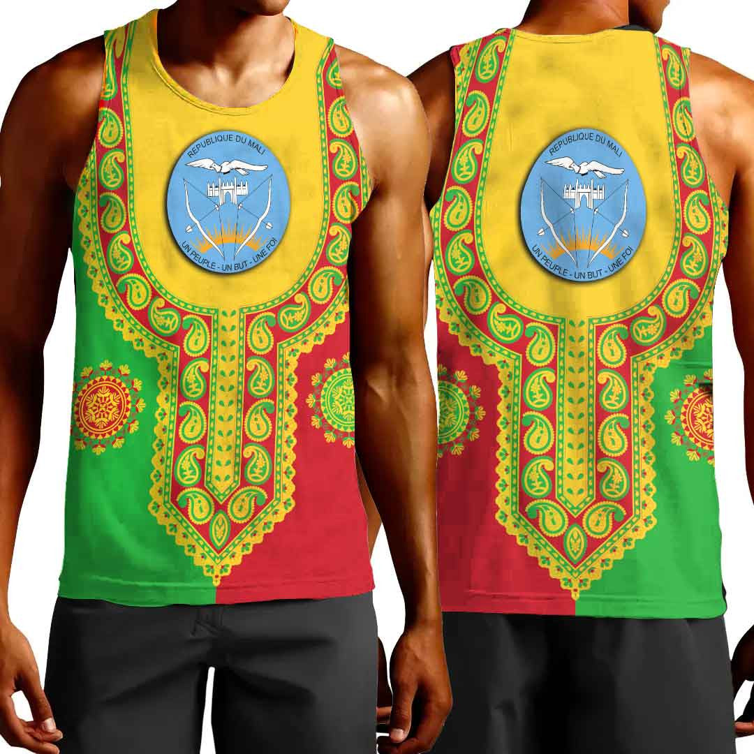 Clothing Mali Dashiki Tank Top