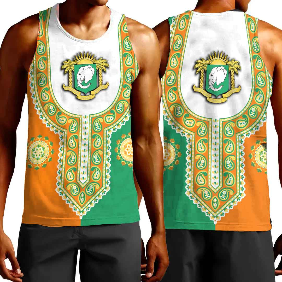 Clothing Ivory Coast Dashiki Tank Top