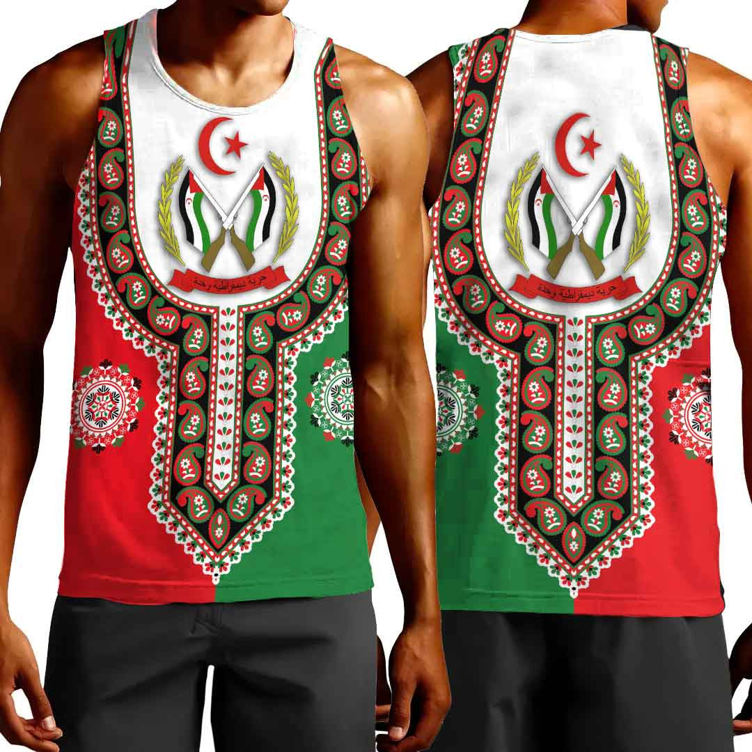 Clothing Western Sahara Dashiki Tank Top