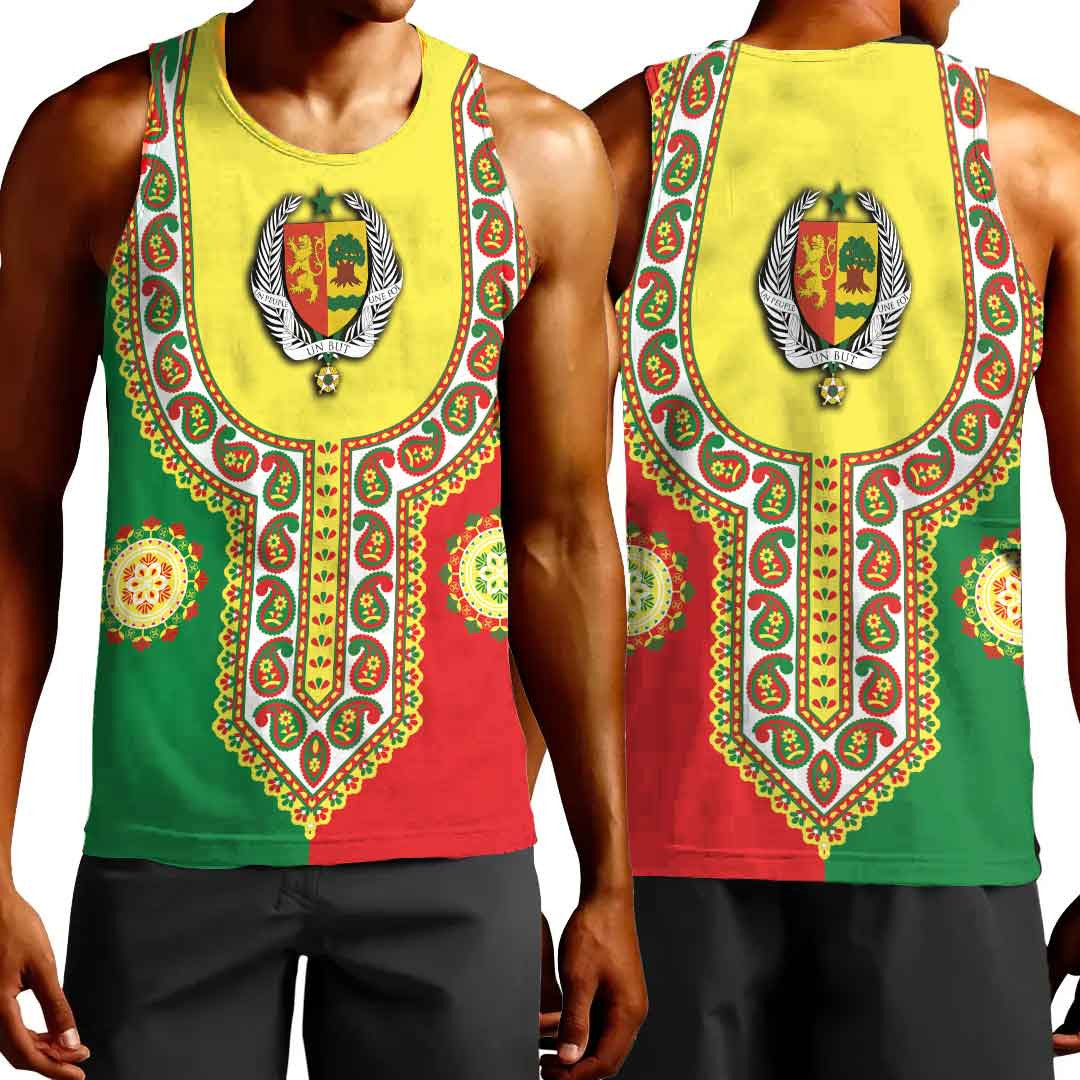 Clothing Senegal Dashiki Tank Top