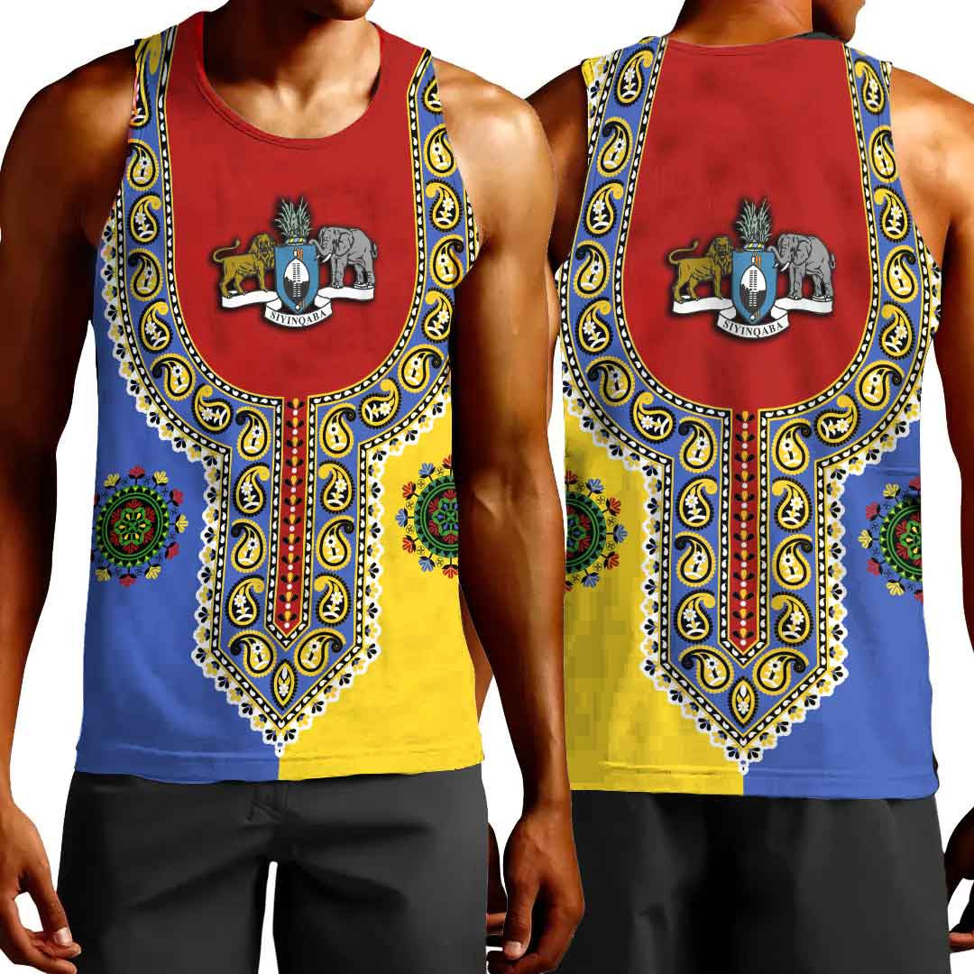 Clothing Eswatini Dashiki Tank Top