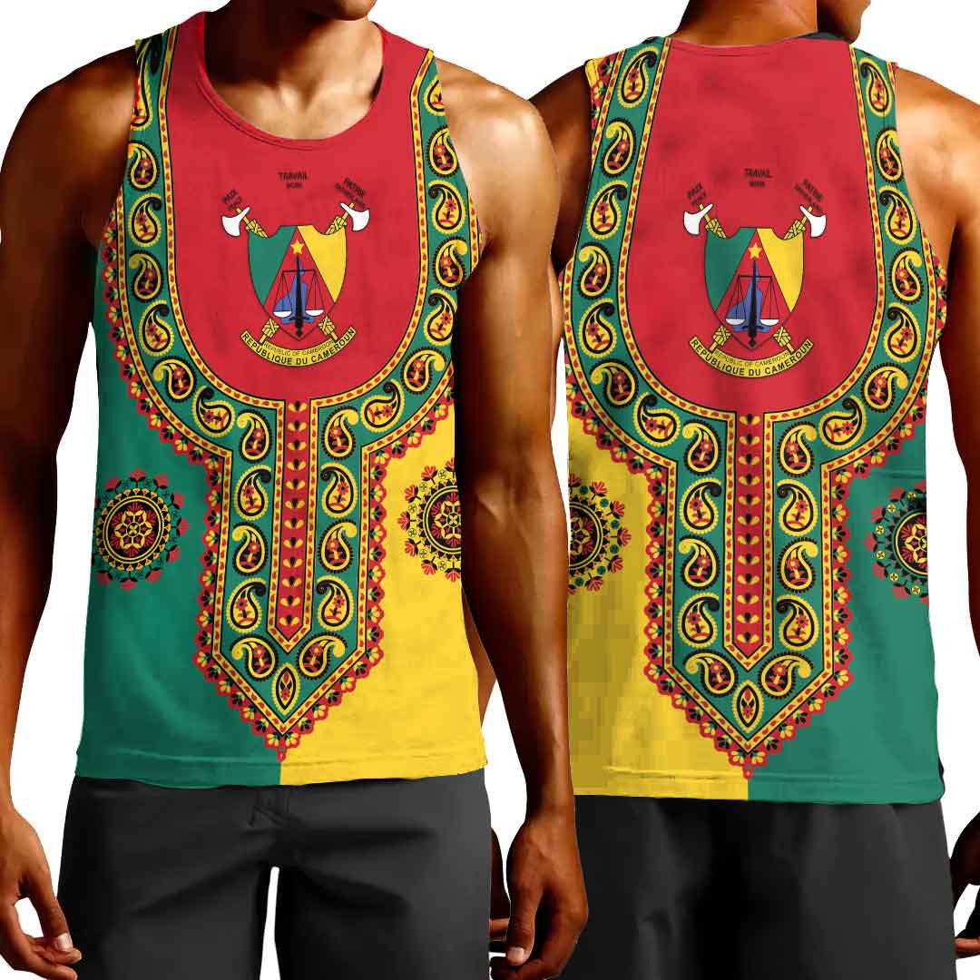 Clothing Cameroon Dashiki Tank Top