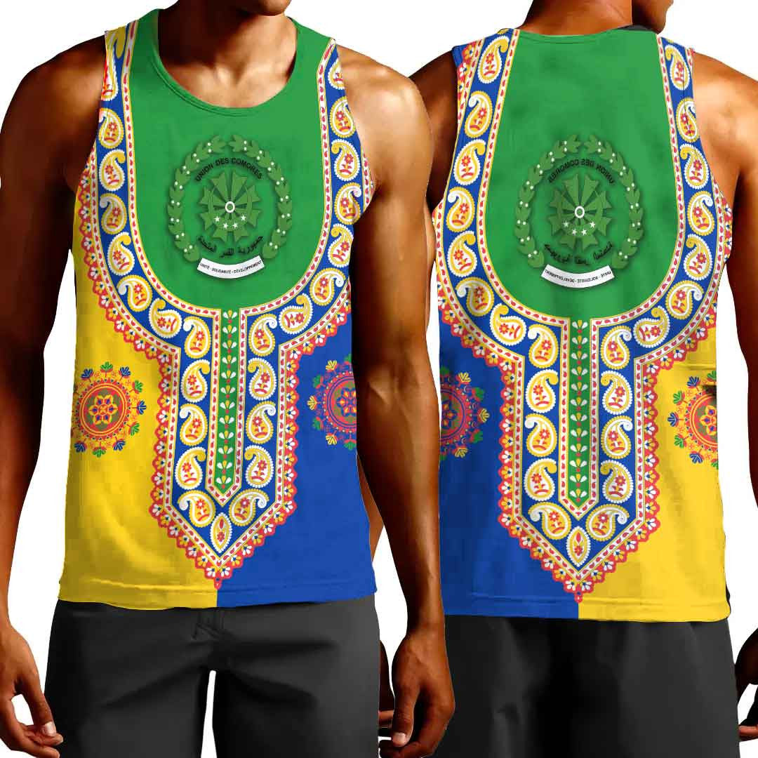 Clothing Comoros Dashiki Tank Top