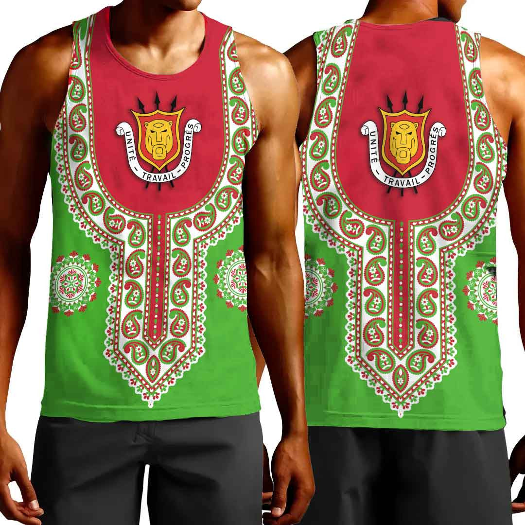Clothing Burundi Dashiki Tank Top
