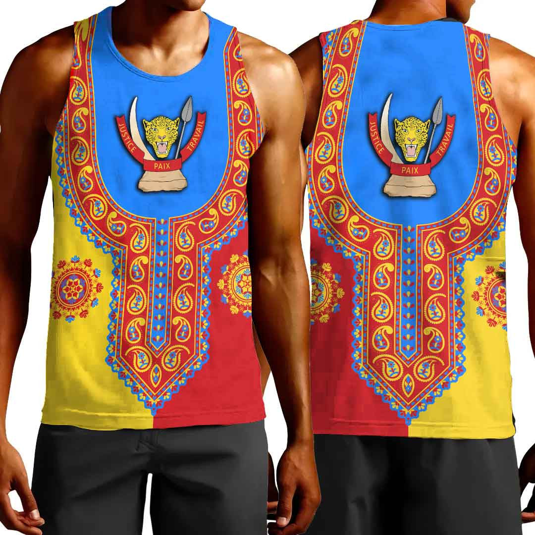 Clothing Democratic Republic Of The Congo Dashiki Tank Top