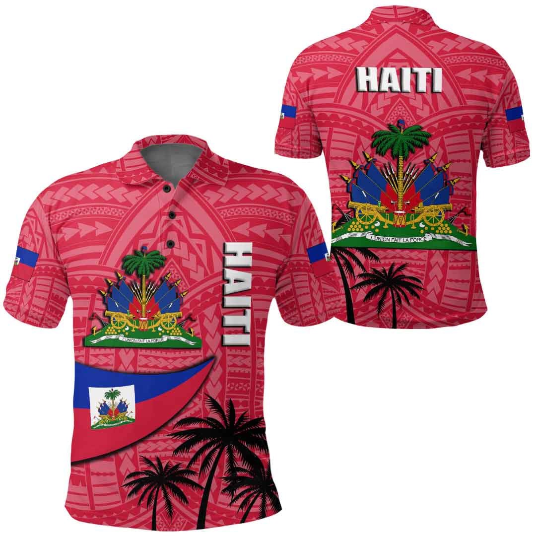 Clothing Haiti Polynesian Style Polo Shirt