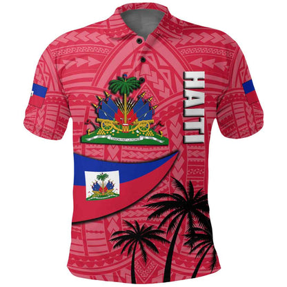 Clothing Haiti Polynesian Style Polo Shirt