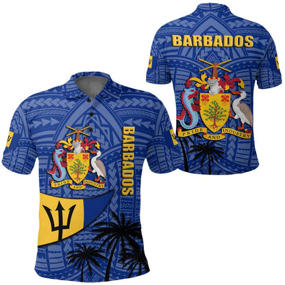 Clothing Barbados Polynesian Style Polo Shirt