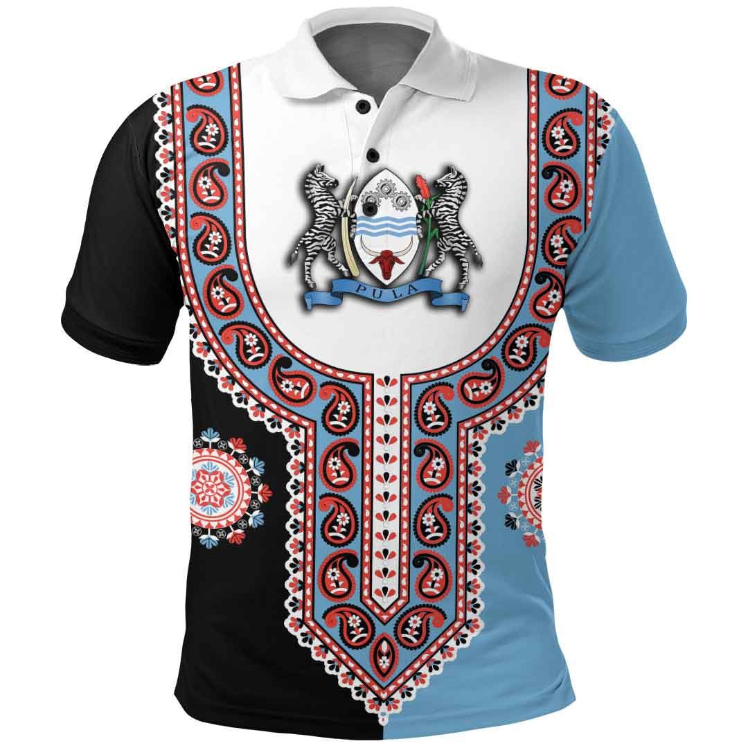 Clothing Botswana Dashiki Polo Shirt