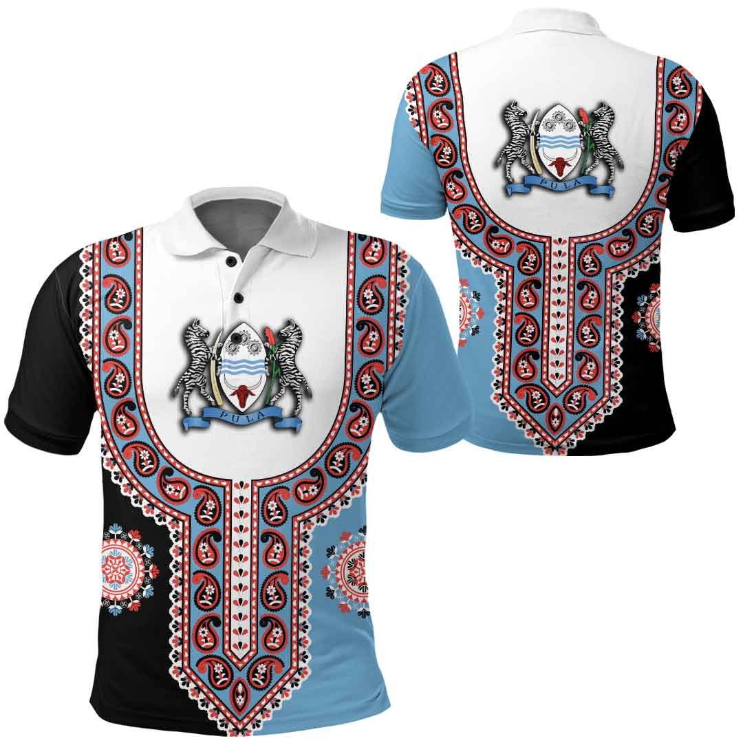 Clothing Botswana Dashiki Polo Shirt