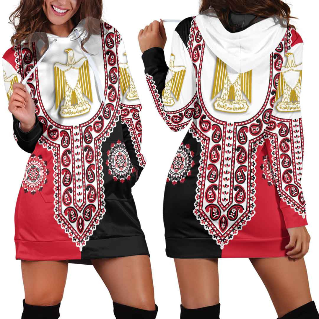 Clothing Egypt Dashiki Hoodie Dress