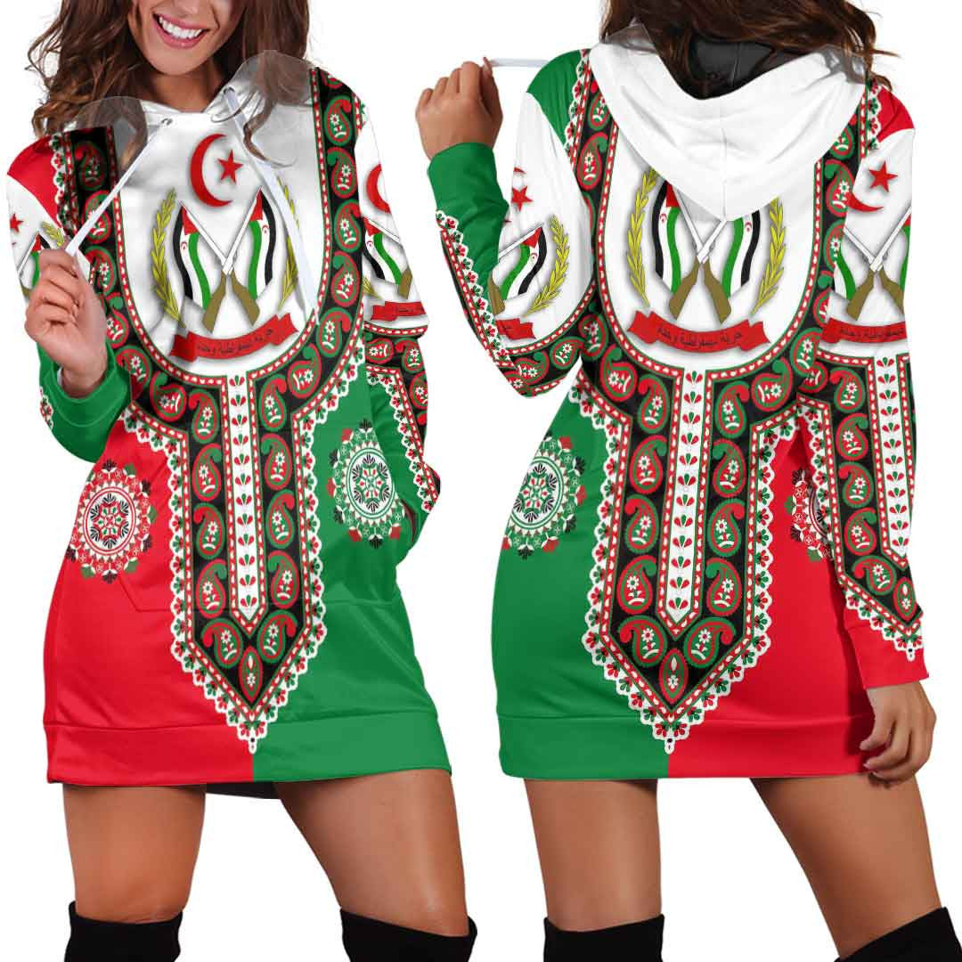 Clothing Western Sahara Dashiki Hoodie Dress