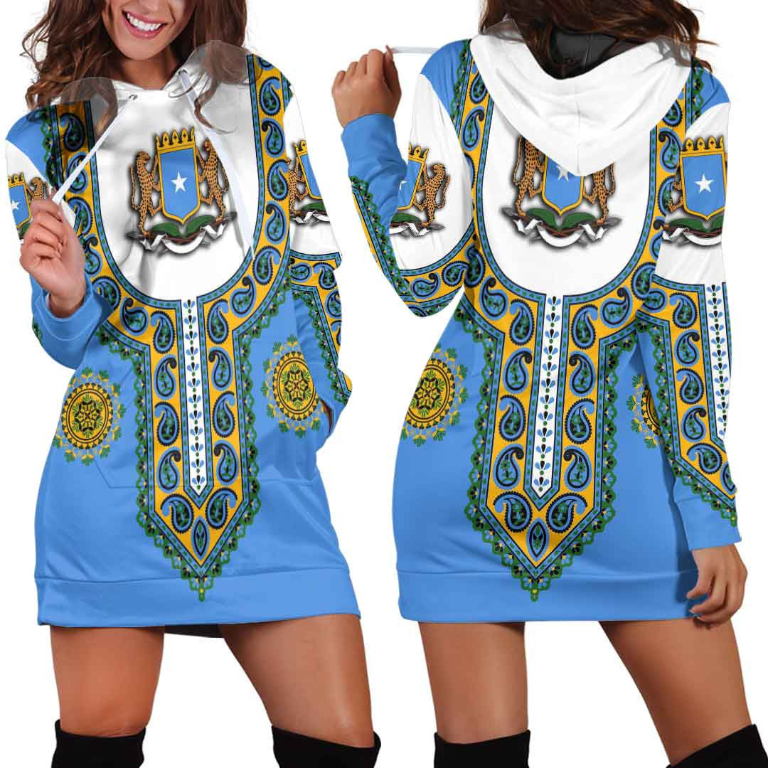 Clothing Somalia Dashiki Hoodie Dress
