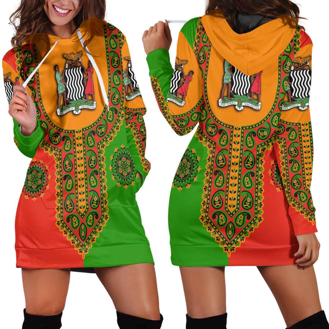 Clothing Ghana Dashiki Hoodie Dress