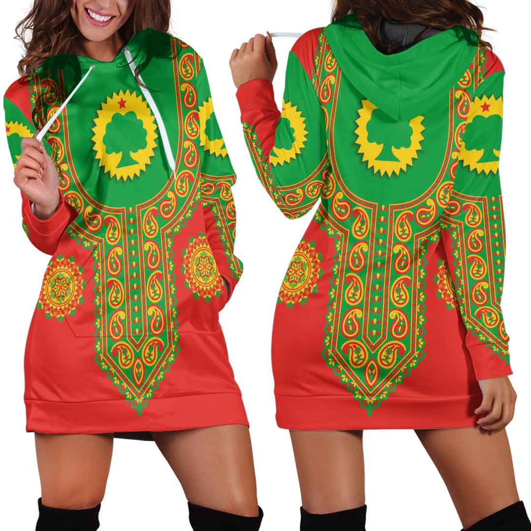 Clothing Oromo Dashiki Hoodie Dress