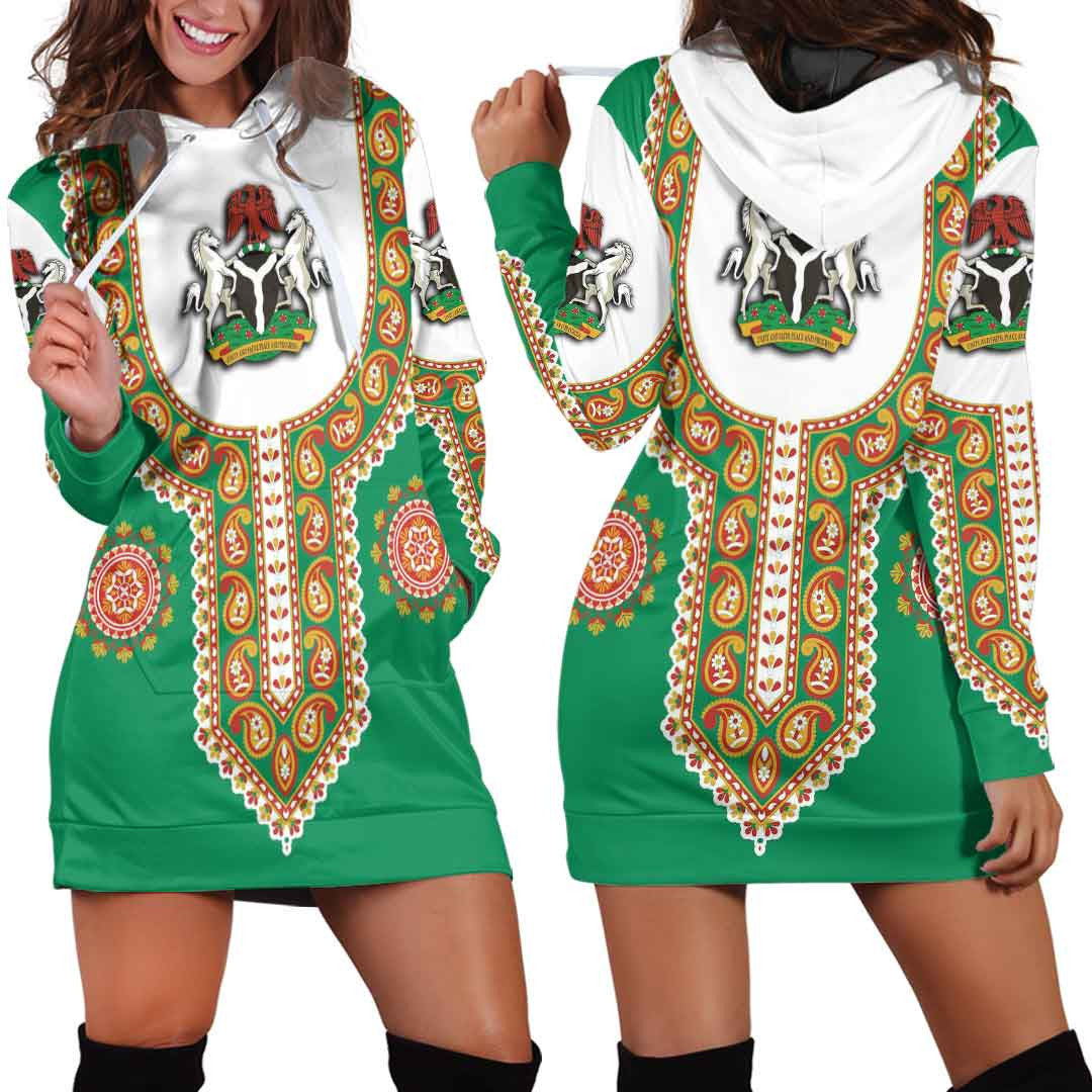 Clothing Nigeria Dashiki Hoodie Dress