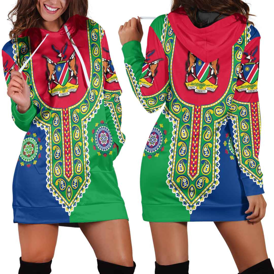 Clothing Namibia Dashiki Hoodie Dress