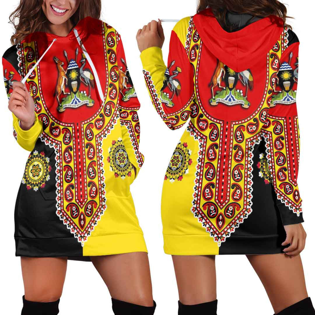Clothing Uganda Dashiki Hoodie Dress