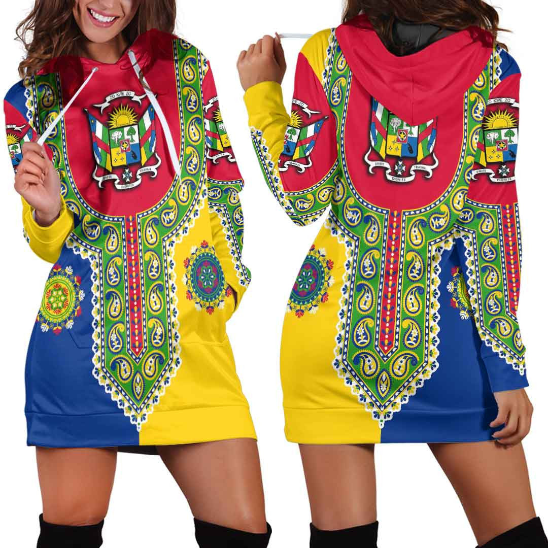 Clothing Central African Dashiki Hoodie Dress