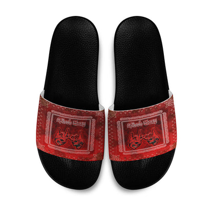 Slide Sandals Blood Handsign Slide Sandals