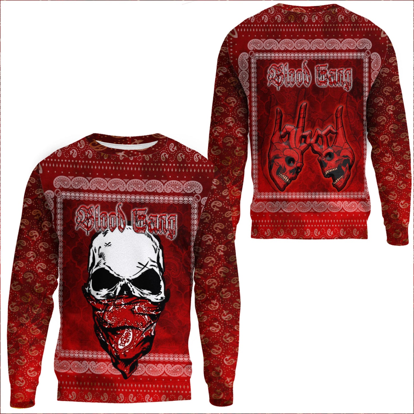 Clothing Blood Gang Sweatshirts