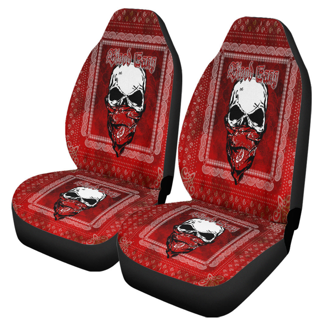 Car Seat Covers Blood Skull Car Seat Covers