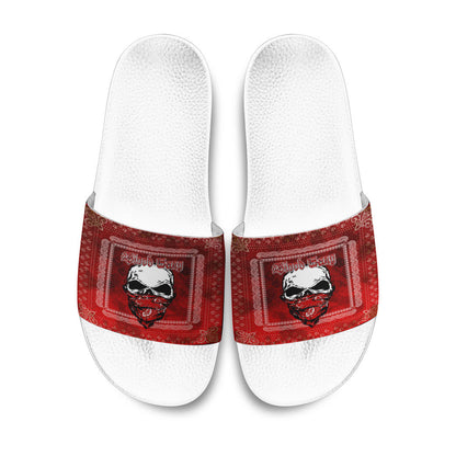 Slide Sandals Blood Skull Slide Sandals