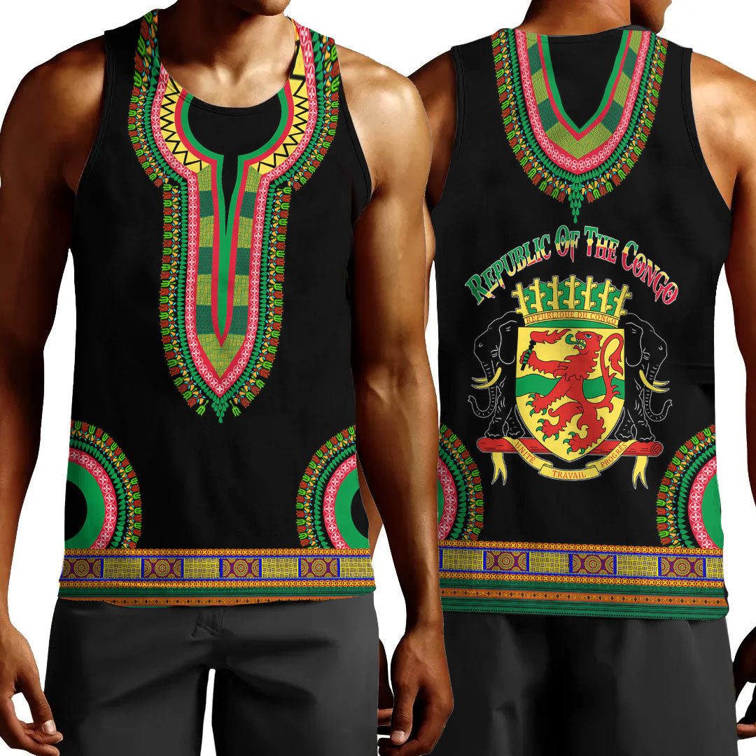 Clothing Republic Of The Congo Dashiki Tank Top