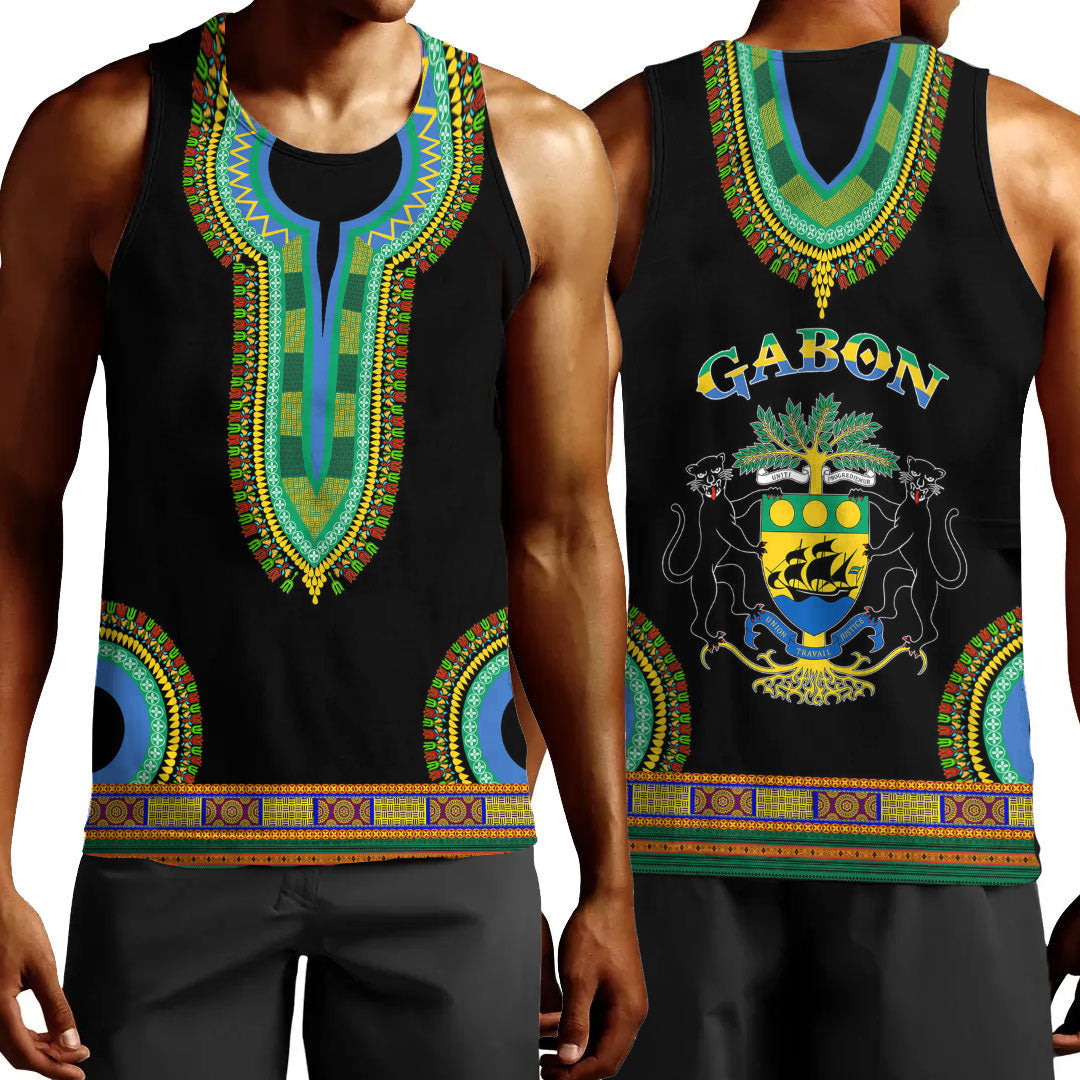 Clothing Gabon Dashiki Tank Top