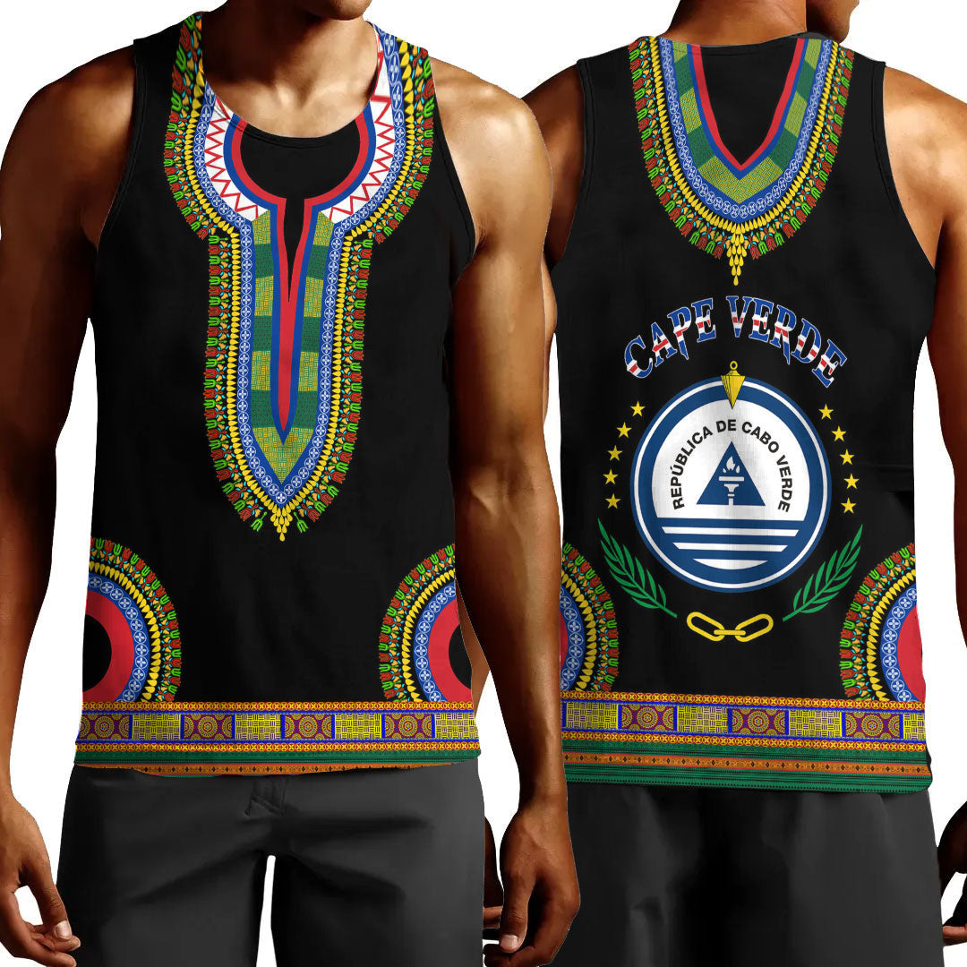 Clothing Cape Verde Dashiki Tank Top