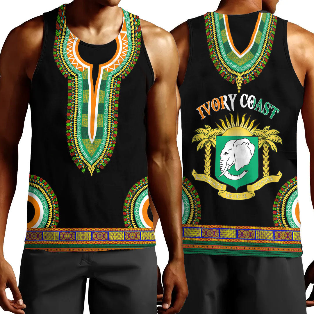Clothing Ivory Coast Dashiki Tank Top