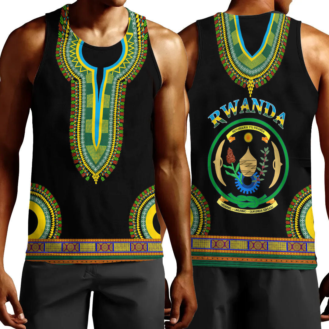 Clothing Rwanda Dashiki Tank Top