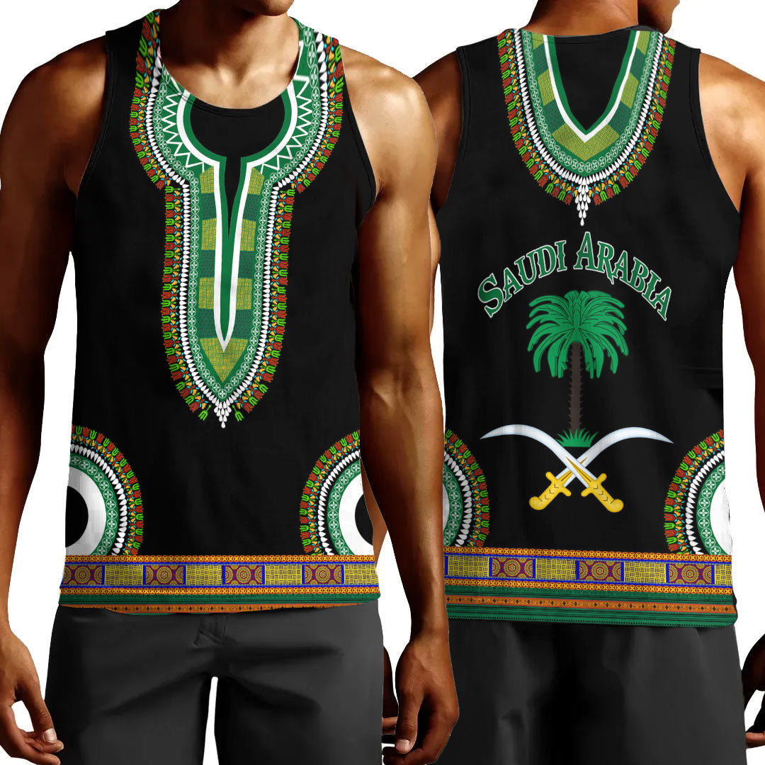 Clothing Saudi Arabia Dashiki Tank Top