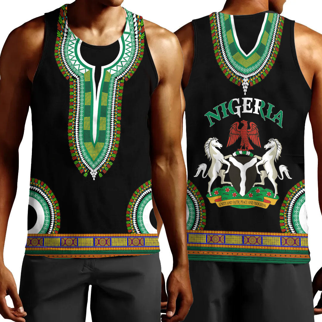 Clothing Nigeria Dashiki Tank Top