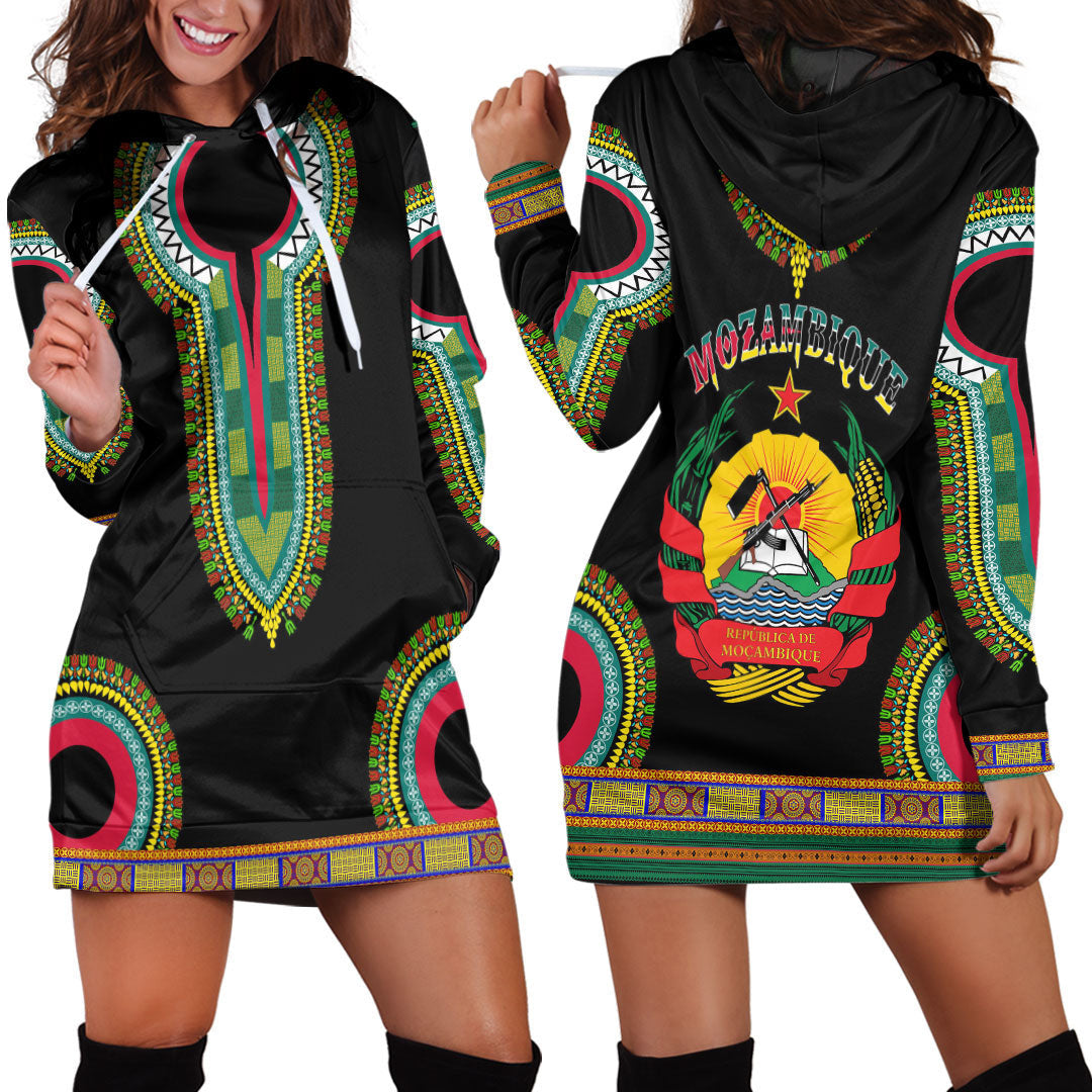 Clothing Mozambique Dashiki Hoodie Dress
