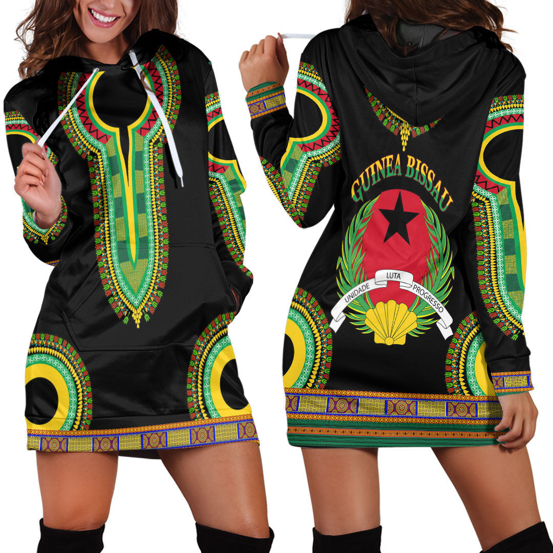 Clothing Guinea Bissau Dashiki Hoodie Dress