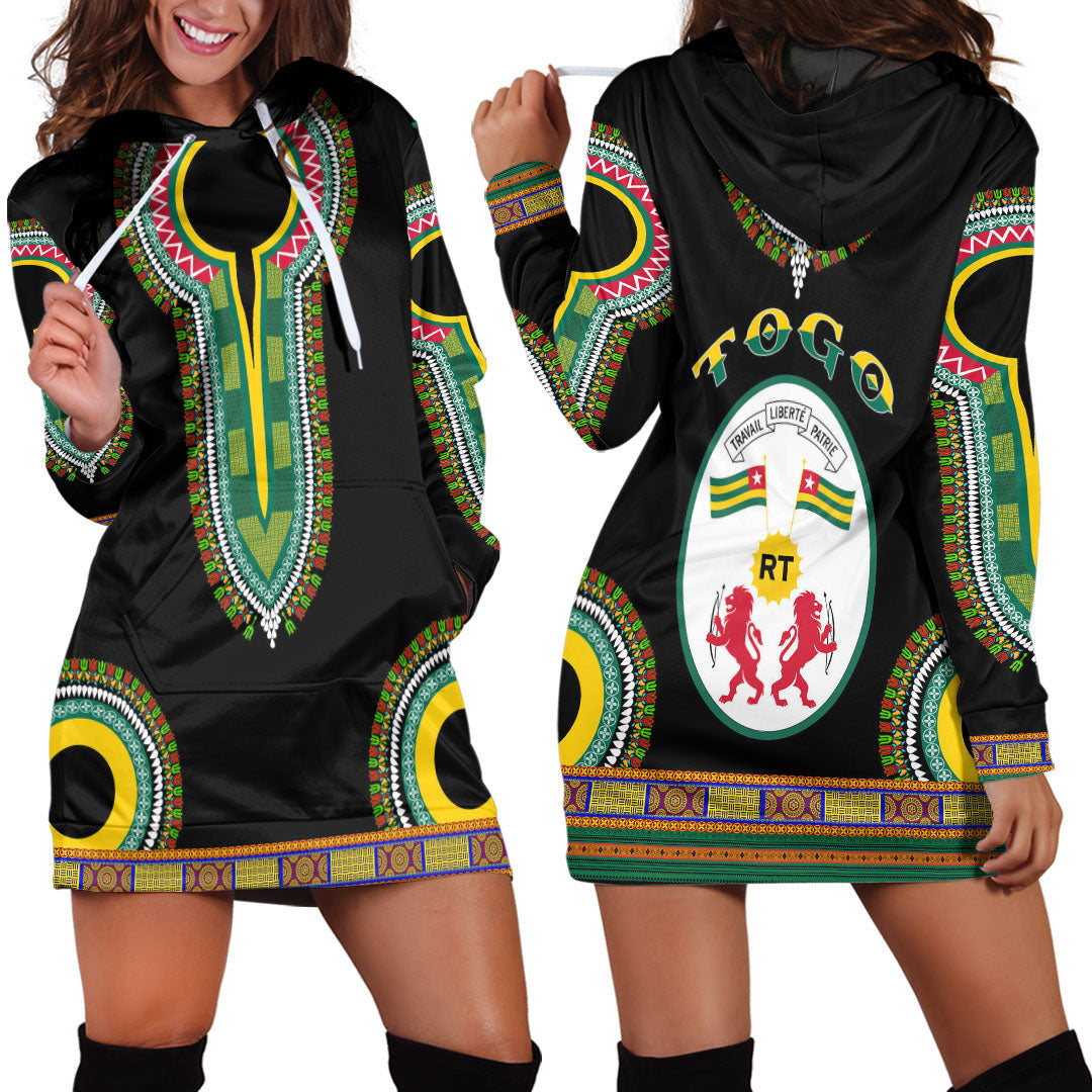 Clothing Togo Dashiki Hoodie Dress