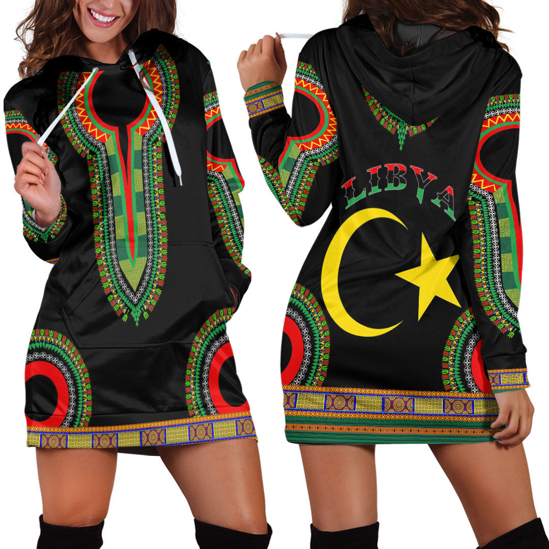 Clothing Libya Dashiki Hoodie Dress