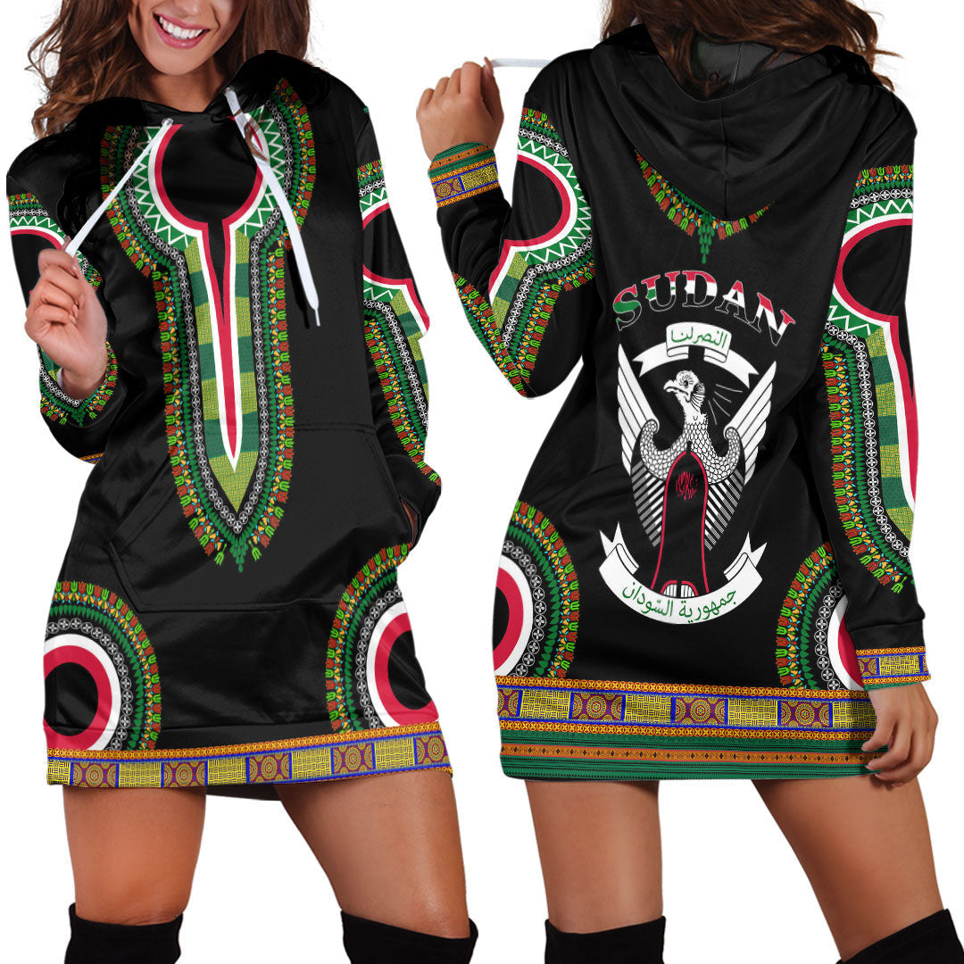 Clothing Sudan Dashiki Hoodie Dress