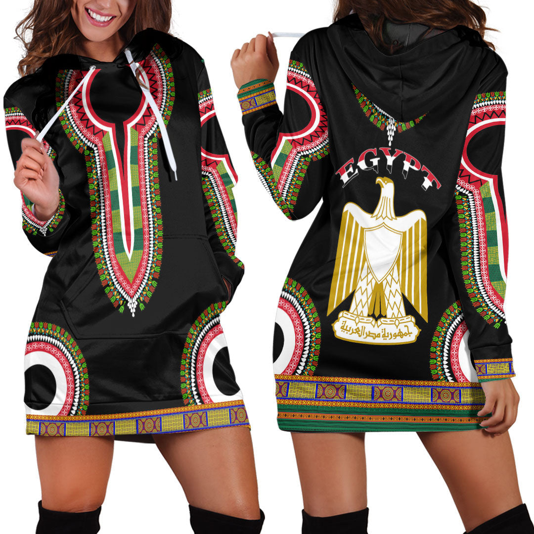 Clothing Egypt Dashiki Hoodie Dress
