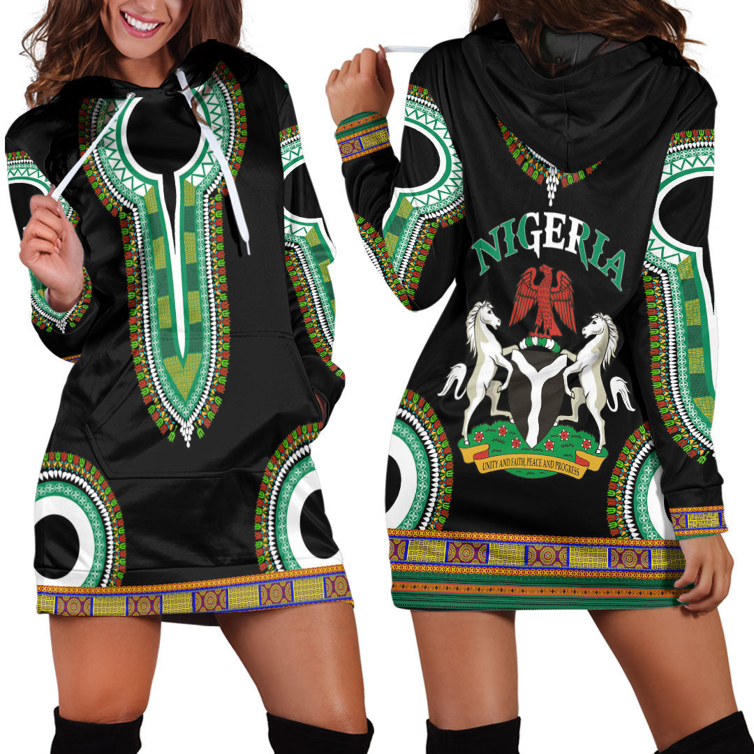 Clothing Nigeria Dashiki Hoodie Dress