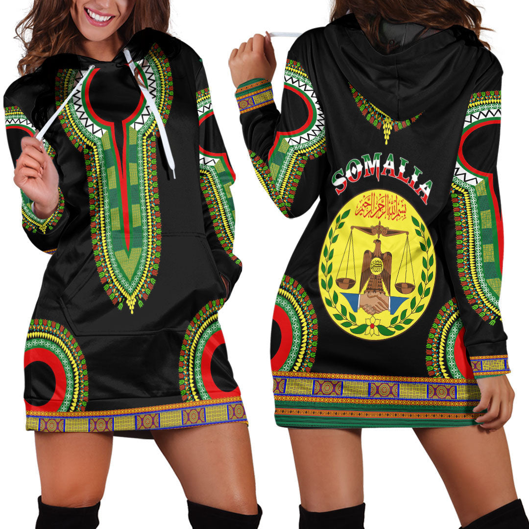 Clothing Somalia Dashiki Hoodie Dress