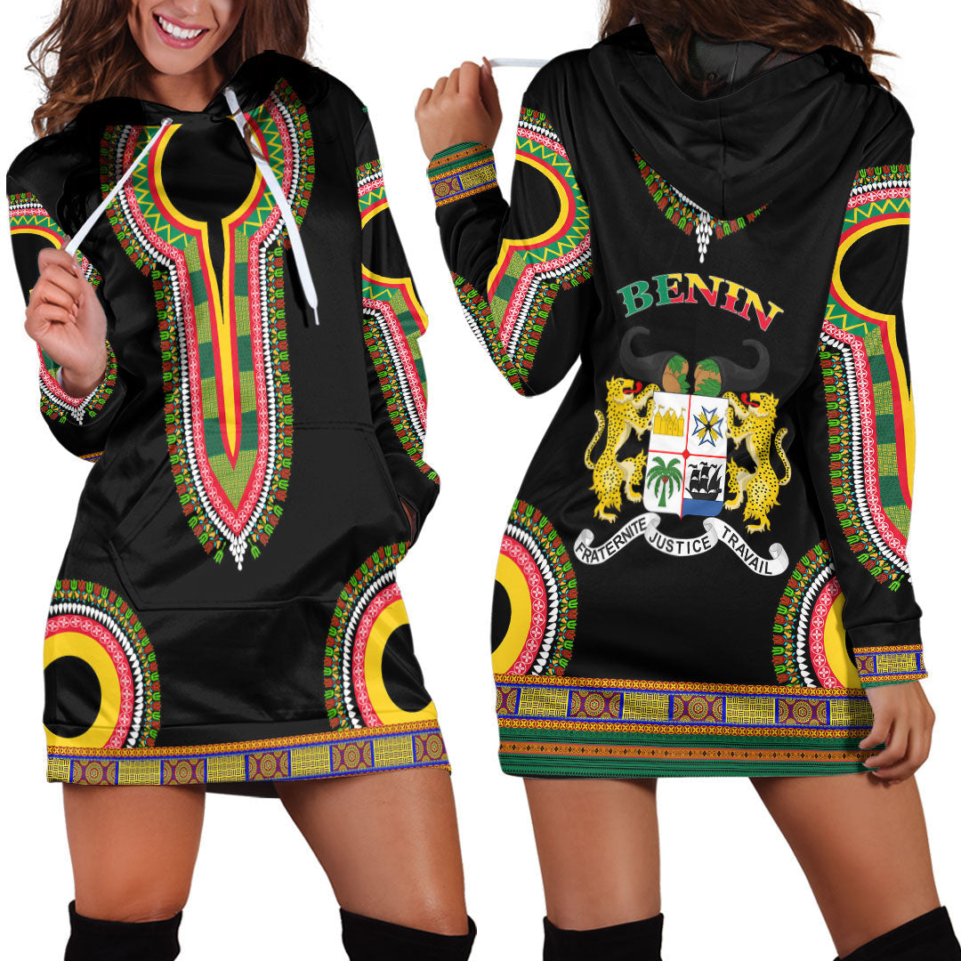 Clothing Benin Dashiki Hoodie Dress
