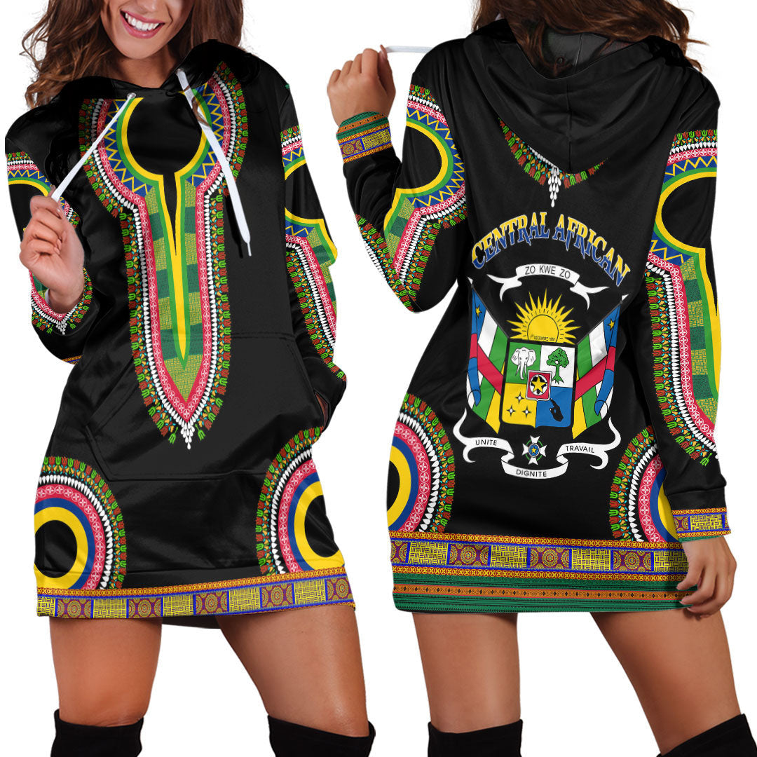 Clothing Lorem Ipsum Dashiki Hoodie Dress
