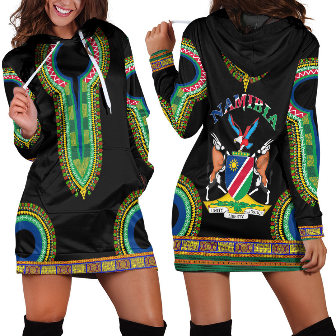 Clothing Namibia Dashiki Hoodie Dress