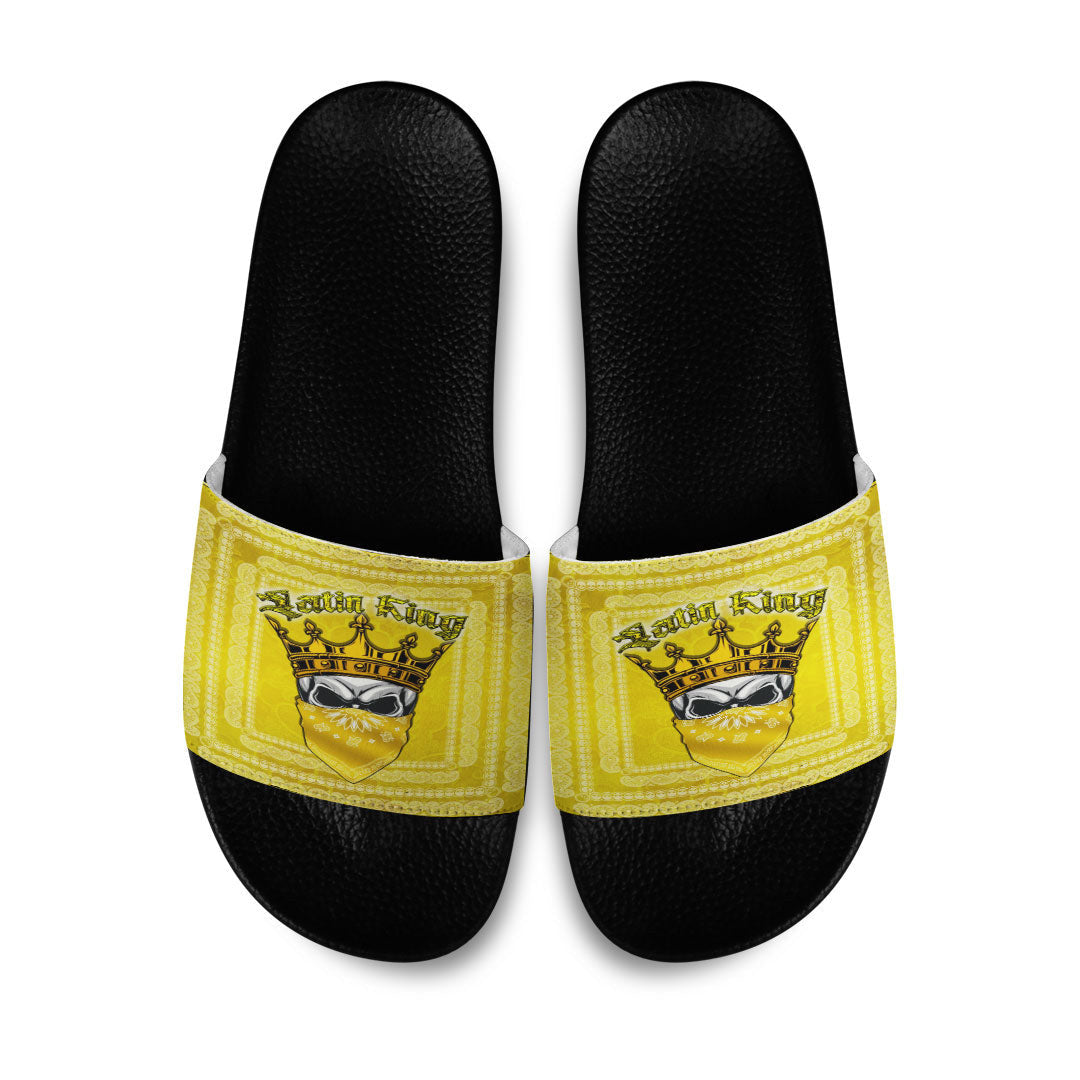 Slide Sandals Skull Latin King Slide Sandals